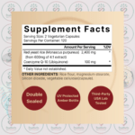 NatureBell Red Yeast Rice - 2,400mg - 240 Vegetarian Capsules in Bangladesh Supplement Facts