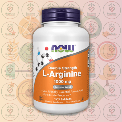 NOW Double Strength L-Arginine - 1000 mg - 120 Tablets in Bangladesh Image 01