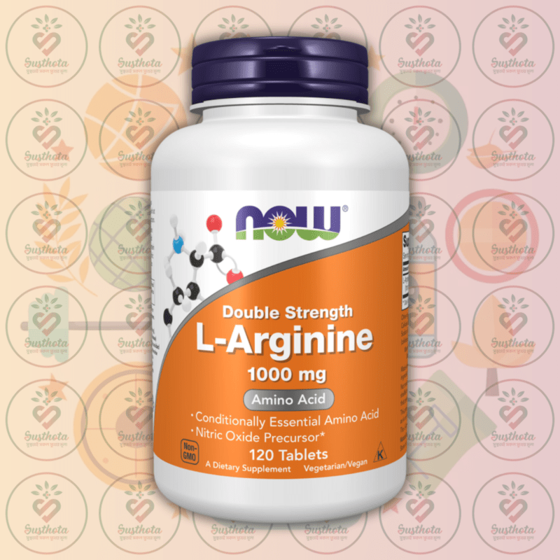 Now Double Strength L-Arginine - 1000 Mg - 120 Tablets In Bangladesh Image 01