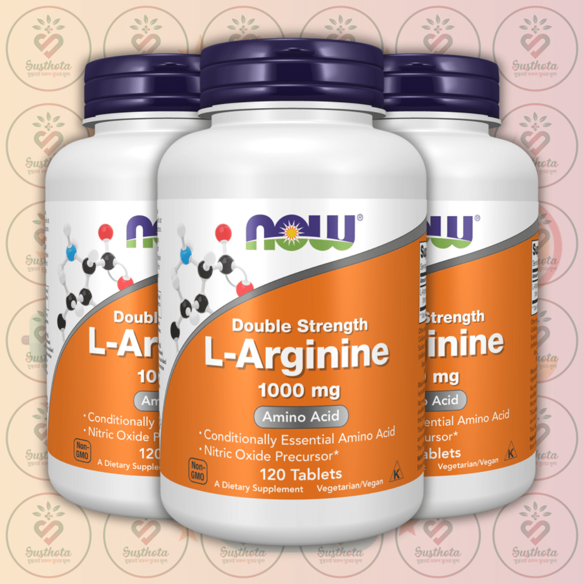 Now Double Strength L-Arginine - 1000 Mg - 120 Tablets In Bangladesh Image 02 Now Double Strength L-Arginine - 1000 Mg - 120 Tablets In Bangladesh Image 02