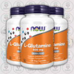 NOW L-Glutamine - 500 mg - 120 Veg Capsules in Bangladesh Image 02