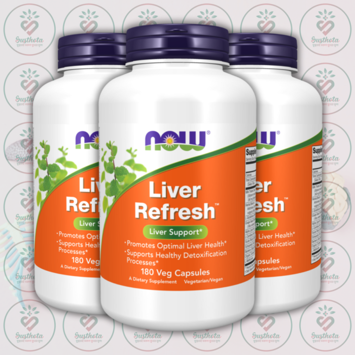 Now Liver Refresh™ - 180 Veg Capsules In Bangladesh Image 02