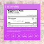 NutraChamps Biotin Hair, Skin & Nails - 10,000 Mcg Biotin - 60 Vegan Gummies in Bangladesh Supplement Facts