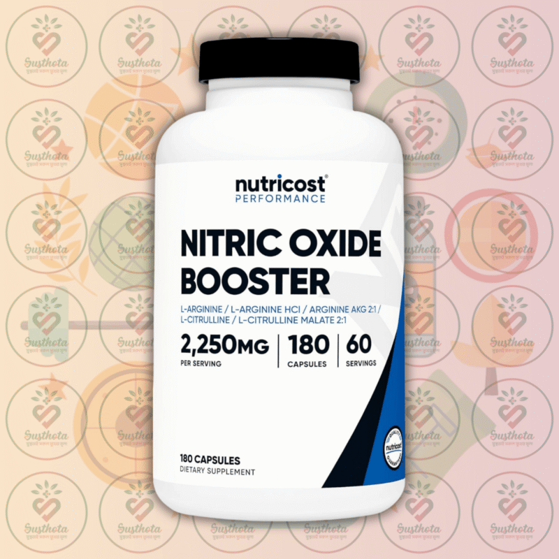 Nutricost Performance Nitric Oxide Booster - 2,250Mg - 180 Capsules In Bangladesh Image 01