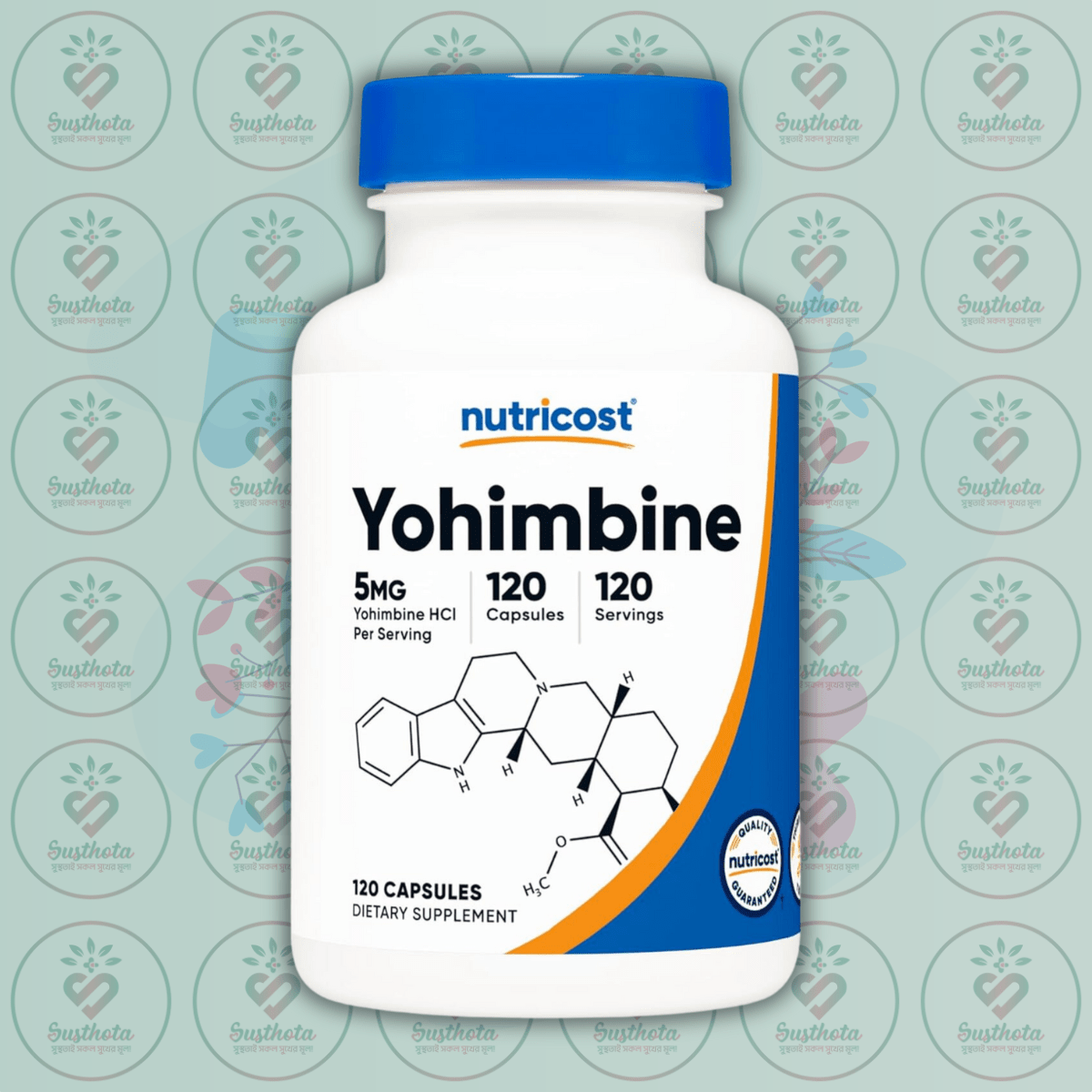 Nutricost Yohimbine Hcl - 5Mg - 120 Capsules In Bangladesh Image 01 Nutricost Yohimbine Hcl - 5Mg - 120 Capsules In Bangladesh Image 01