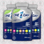 ONE A DAY Men’s 50+ Complete Daily Multivitamin - 200 Tablets in Bangladesh Image 02