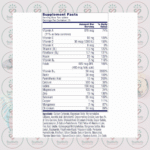 ONE A DAY Proactive 65+ Men & Women Multivitamin - 150 Tablets in Bangladesh Supplement Facts