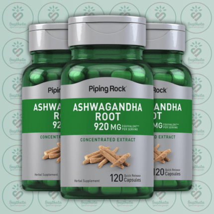 Piping Rock Ashwagandha Root - 920mg - 120 Quick Release Capsules in Bangladesh Image 02