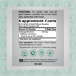 Piping Rock Ashwagandha Root - 920mg - 120 Quick Release Capsules in Bangladesh Supplement Facts