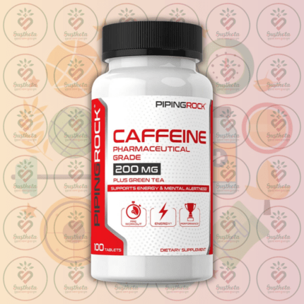 Piping Rock Caffeine with Green Tea - 200mg - 100 Tablets in Bangladesh Image 01