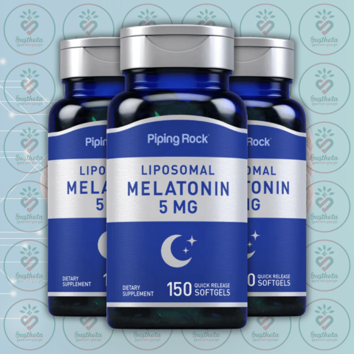 Piping Rock Liposomal Melatonin - 5Mg - 150 Quick Release Capsules In Bangladesh Image 02