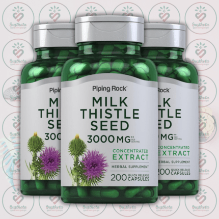 Piping Rock Milk Thistle Seed Extract - 3000mg - 200 Quick Release Capsules in Bangladesh Image 02