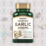 Piping Rock Odorless Garlic - 2400mg - 250 Quick Release Softgels in Bangladesh Image 01