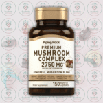 Piping Rock Premium Mushroom Complex - 2750mg - 150 Vegetarian Capsules in Bangladesh Image 01