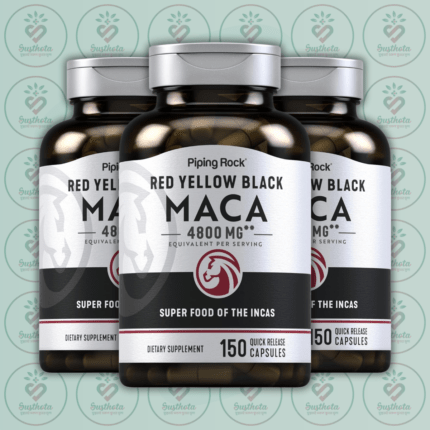 Piping Rock Red Yellow Black Maca - 4800mg - 150 Quick Release Capsules in Bangladesh Image 02