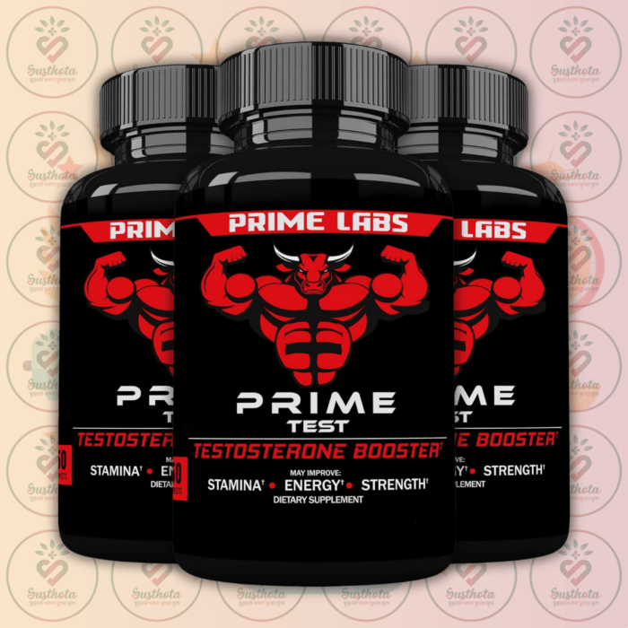 Prime Labs Prime Test Testosterone Booster - 60 Caplets In Bangladesh Image 02