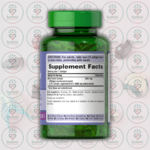 Puritan's Pride Milk Thistle Extract (Silymarin) - 1000mg - 180 Rapid Release Softgels in Bangladesh Supplement Facts