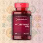 Puritan's Pride Apple Cider Vinegar - 480mg - 200 Tablets in Bangladesh Image 01