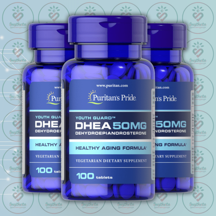 Puritan'S Pride Dhea - 50Mg - 100 Tablets In Bangladesh Image 02