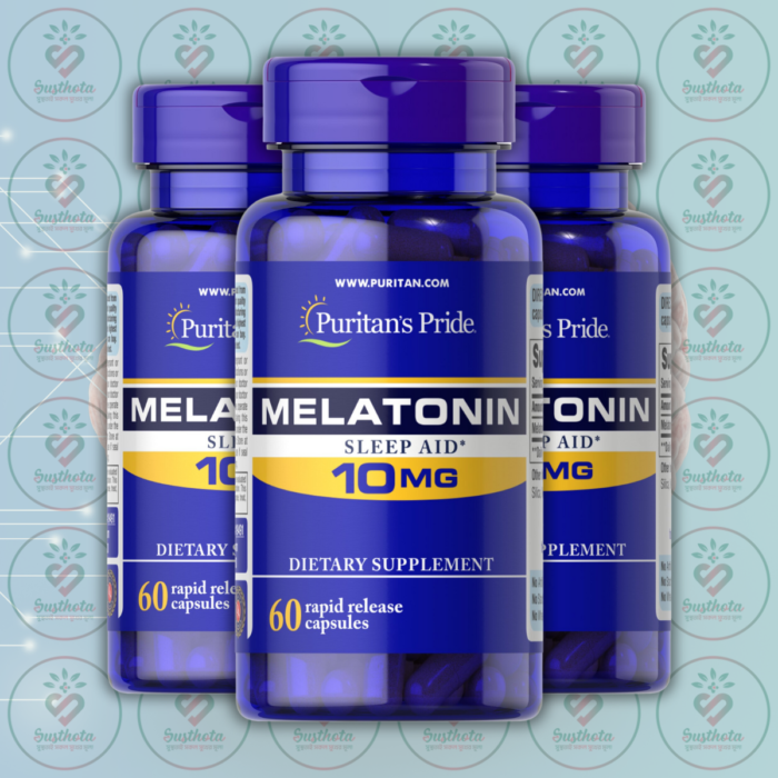 Puritan'S Pride Melatonin - 10Mg - 60 Rapid Release Capsules In Bangladesh Image 02