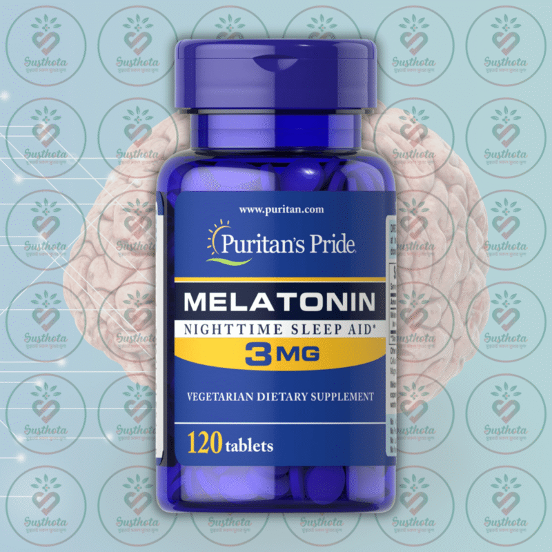 Puritan'S Pride Melatonin - 3Mg - 120 Tablets In Bangladesh Image 01