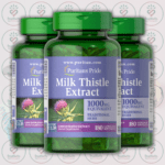 Puritan's Pride Milk Thistle Extract (Silymarin) - 1000mg - 180 Rapid Release Softgels in Bangladesh Image 02
