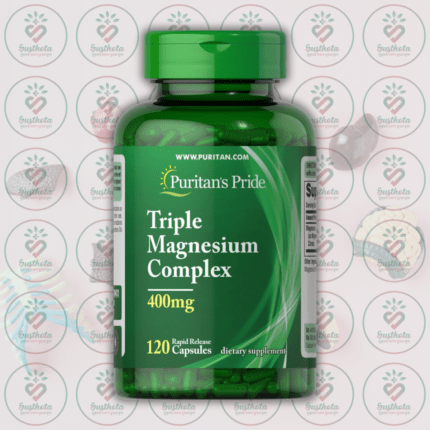 Puritan's Pride Triple Magnesium Complex - 400mg - 120 Rapid Release Capsules in Bangladesh Image 01