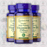 Puritan's Pride Vitamin D3 - 250mcg (10,000 IU) - 200 Rapid Release Softgels in Bangladesh Image 02