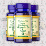 Puritan's Pride Vitamin D3 - 25mcg (1000 IU) - 200 Rapid Release Softgels in Bangladesh Image 02