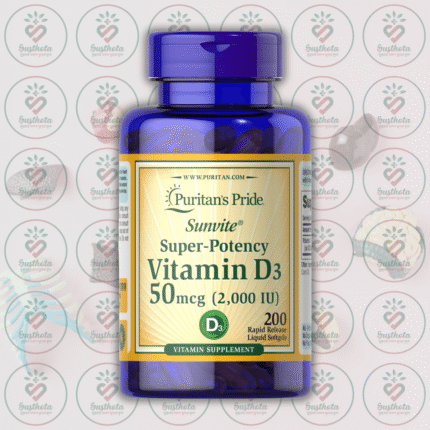 Puritan's Pride Vitamin D3 - 50mcg (2000 IU) - 200 Rapid Release Softgels in Bangladesh Image 01