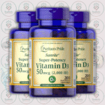 Puritan's Pride Vitamin D3 - 50mcg (2000 IU) - 200 Rapid Release Softgels in Bangladesh Image 02
