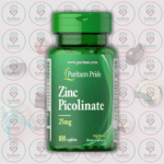 Puritan's Pride Zinc Picolinate - 25mg - 100 Caplets in Bangladesh Image 01