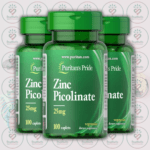 Puritan's Pride Zinc Picolinate - 25mg - 100 Caplets in Bangladesh Image 02