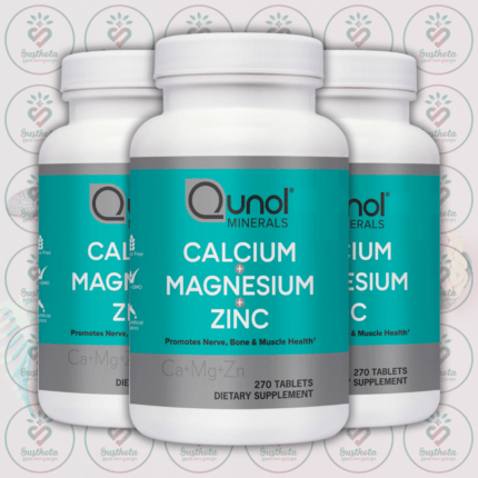 Qunol Calcium, Magnesium & Zinc 3 in 1 Complex - 270 Tablets in Bangladesh Image 02