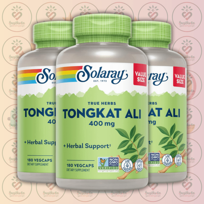 Solaray Tongkat Ali - 400Mg - 180 Veg Caps In Bangladesh Image 02