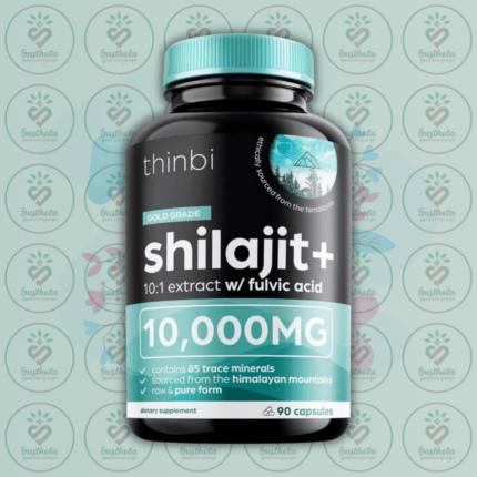 Thinbi Gold Grade Pure Himalayan Shilajit - 10000mg - 90 Capsules in Bangladesh Image 01