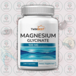 TwinBest Magnesium Glycinate - 500mg - 240 Capsules in Bangladesh Image 01