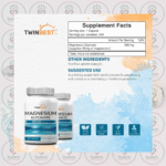 TwinBest Magnesium Glycinate - 500mg - 240 Capsules in Bangladesh Supplement Facts