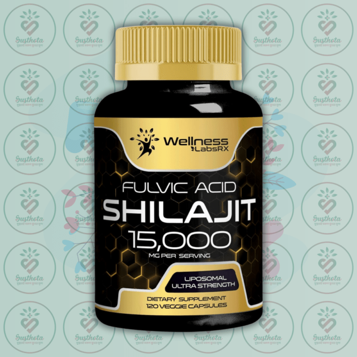 Wellness Labsrx Shilajit - 15000Mg - 120 Veggie Capsules In Bangladesh Image 01