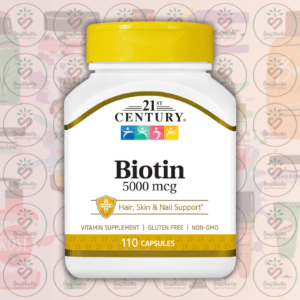 21st Century Biotin - 5000 mcg - 110 Capsules in Bangladesh Image 01