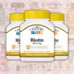 21st Century Biotin - 800 mcg - 110 Easy Swallow Tablets in Bangladesh Image 02