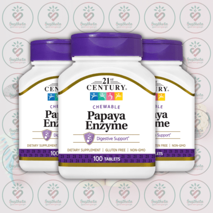 21st Century Papaya Enzyme - 100 Chewable Tablets in Bangladesh Image 02