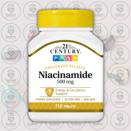 21st Century Prolonged Release Niacinamide - 500 mg - 110 Tablets in Bangladesh Image 01