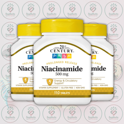 21st Century Prolonged Release Niacinamide - 500 mg - 110 Tablets in Bangladesh Image 02