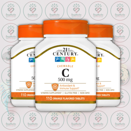 21st Century Vitamin C - 500 mg - 110 Orange Flavored Chewable Tablets in Bangladesh Image 02
