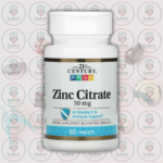 21st Century Zinc Citrate - 50 mg - 60 Tablets in Bangladesh Image 01