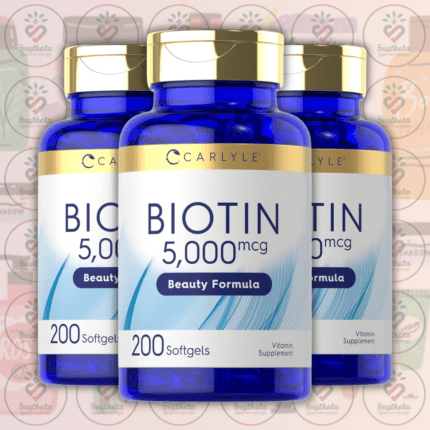Carlyle Biotin - 5,000 mcg - 200 Softgels in Bangladesh Image 02