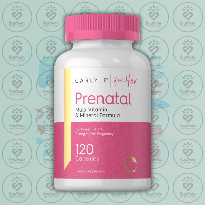 Home 134 Carlyle Prenatal Multi-Vitamin &Amp; Mineral Formula - 120 Capsules In Bangladesh Image 01