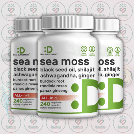 Deal Supplement Irish Sea Moss - 7,000 mg - 240 Vegetarian Capsules in Bangladesh Image 02