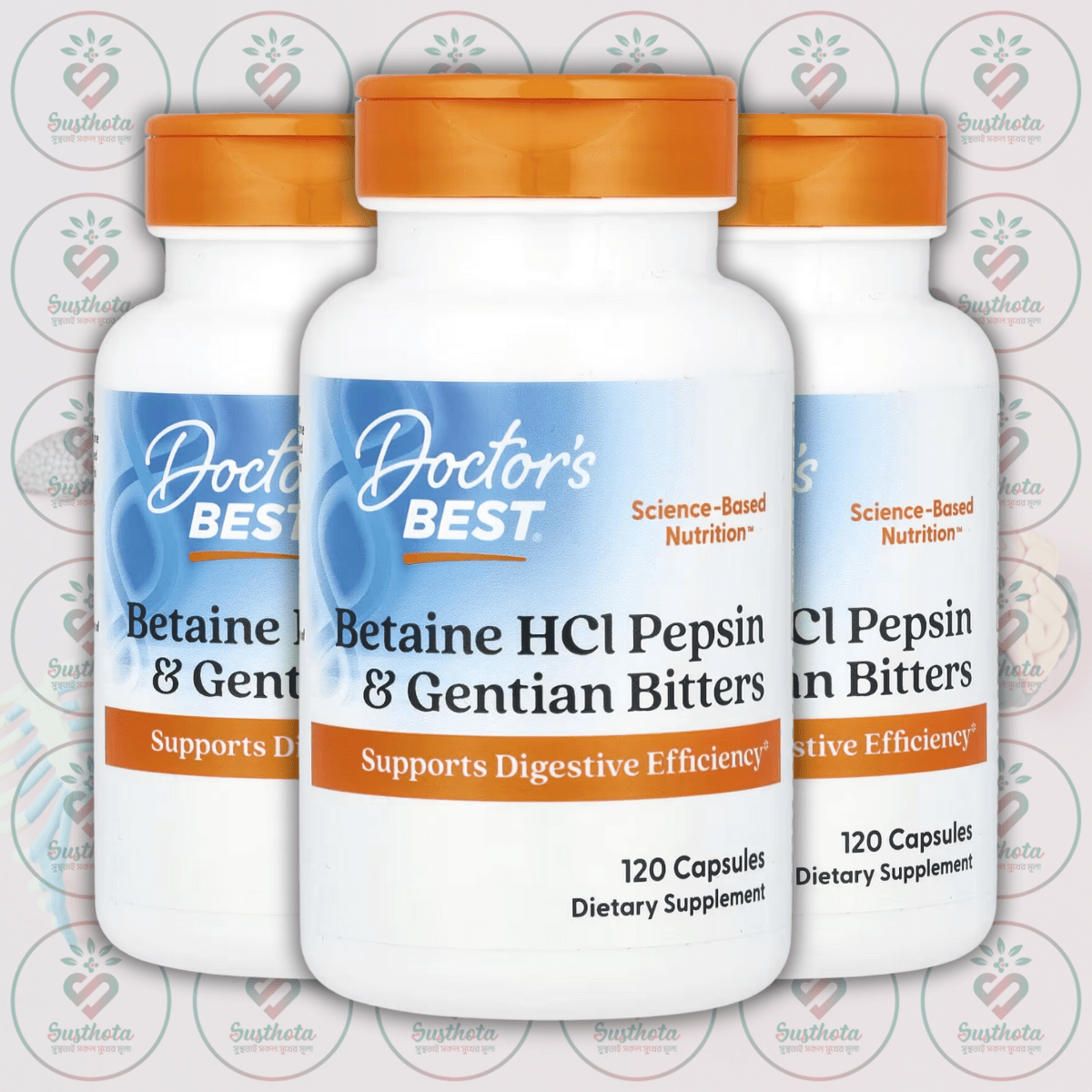 Doctor's Best Betaine Hcl Pepsin &Amp; Gentian Bitters - 120 Capsules In Bangladesh Image 02 Doctor's Best Betaine Hcl Pepsin &Amp; Gentian Bitters - 120 Capsules In Bangladesh Image 02